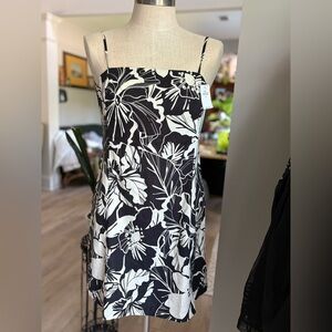 GAP Black and White Strap Sundress